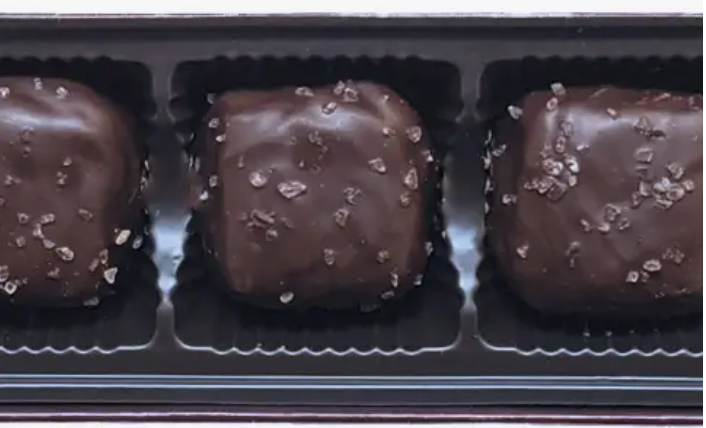 DARK CHOCOLATE SEA-SALT CARAMELS