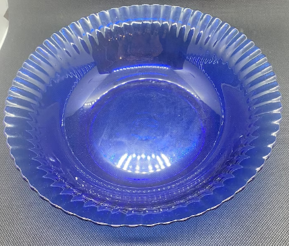 1950'S VINTAGE COLOREX COBALT BLUE SERVING BOWL