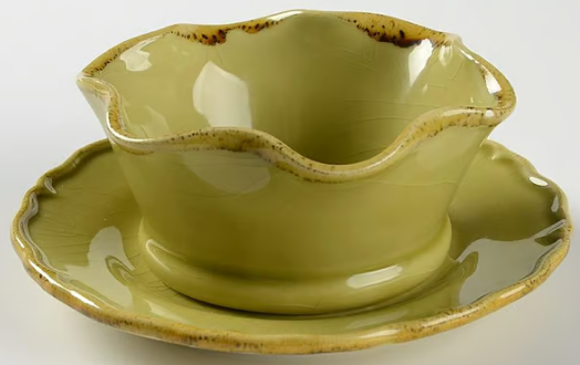 TIDBIT BOWL & SAUCER TUSCAN TOSCANA COLLECTION by SOUTHERN LIVING - Set of 4