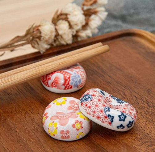 JAPANESE STYLE CHOPSTICK PILLOW RESTS - PAIR