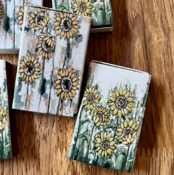 SUNFLOWER MATCHBOX COLLECTION - ASSORTMENT OF 2