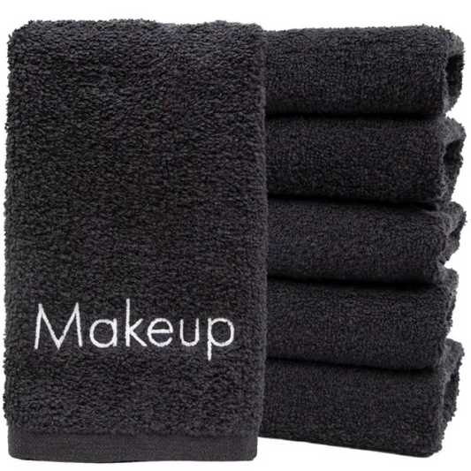 COTTON EMBROIDERED MAKEUP REMOVER TOWEL