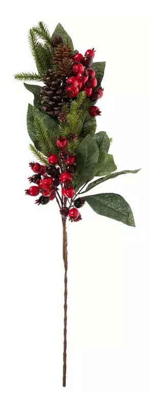 RED BERRY & PINECONE BRANCH