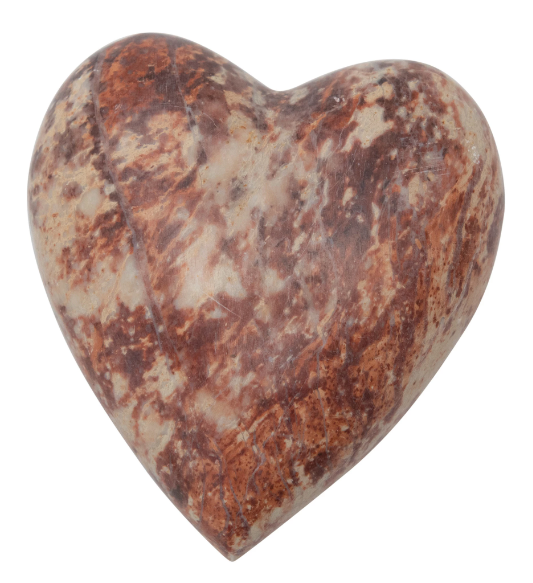 DECORATIVE SOAPSTONE HEART