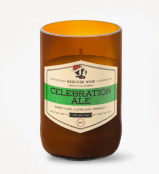 RESCUED WINE CELEBRATION ALE SOY CANDLE CRAFT BEER COLLECTION