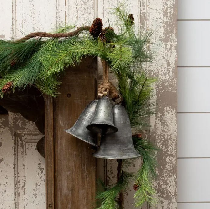 PEWTER TONE VINTAGE BELLS