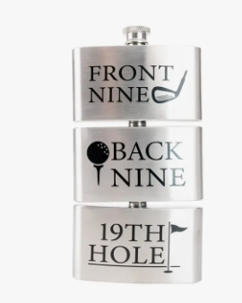 MAD MAN 19TH HOLE GOLFERS FLASK