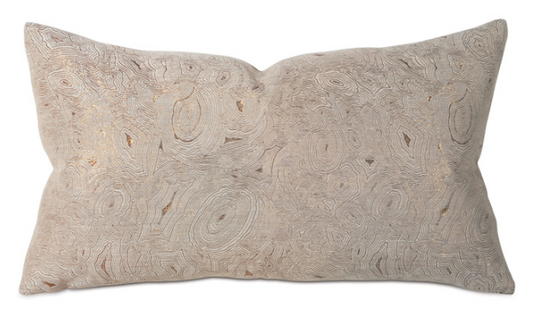 EA BASALT BRONZE LUMBAR PILLOW  BY THOM FILICIA