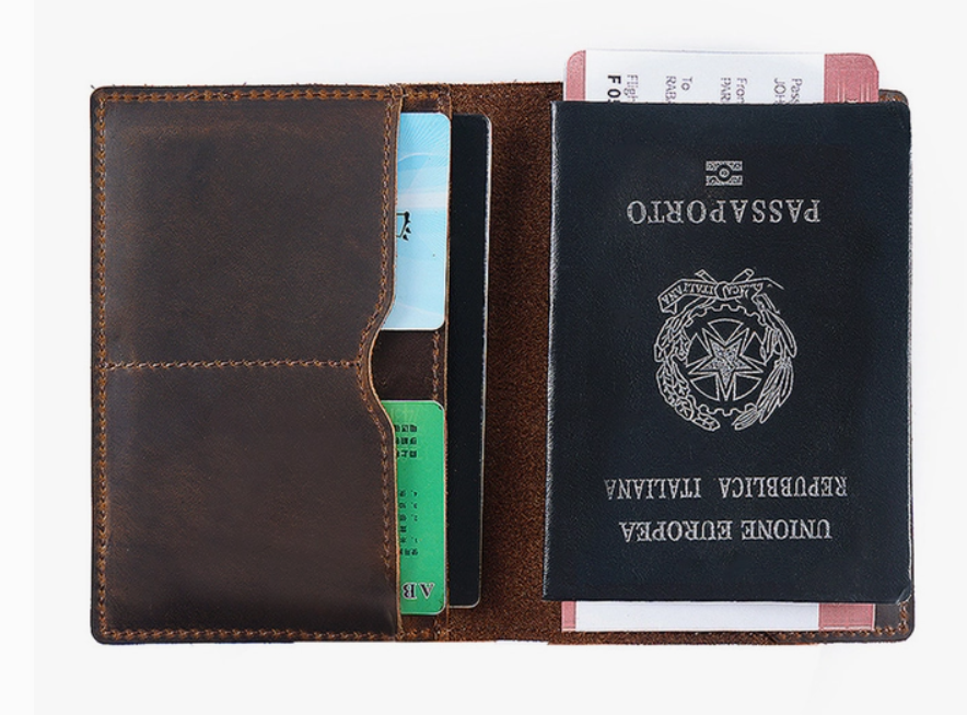 LEATHER PASSPORT COVER