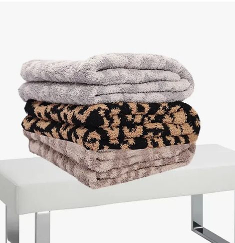 LEOPARD ULTRA-SOFT THROW BLANKET - 50X60