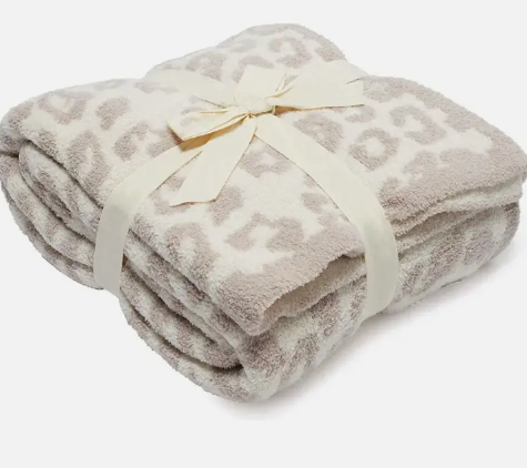 LEOPARD ULTRA-SOFT THROW BLANKET - 50X60