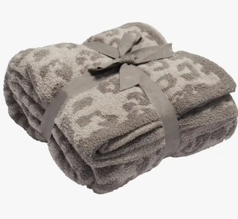 LEOPARD ULTRA-SOFT THROW BLANKET - 50X60