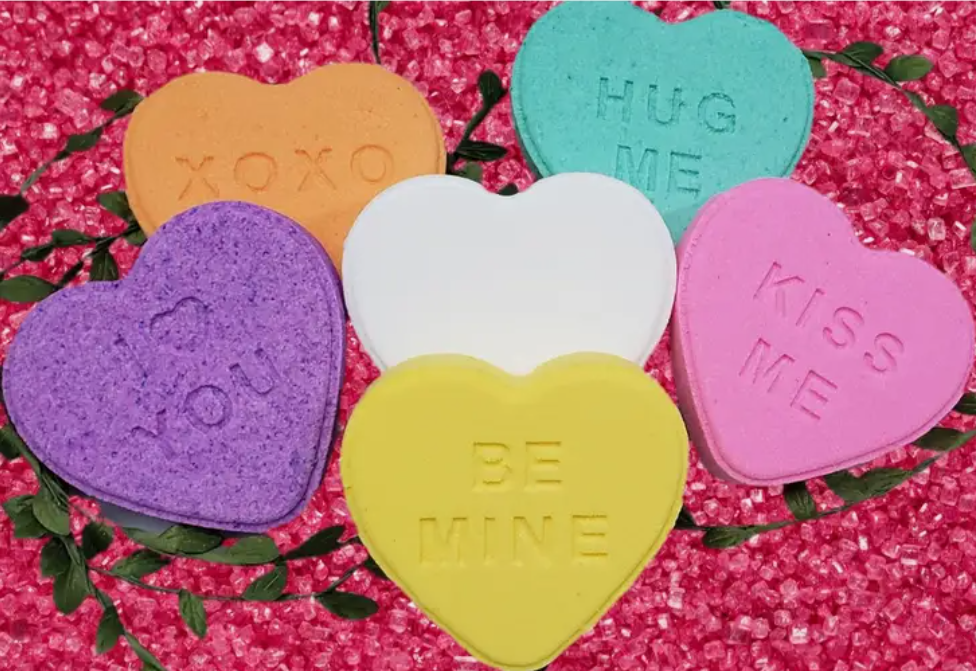 HEART CANDY BATH BOMBS