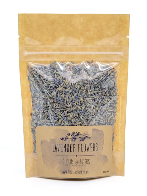 ORGANIC DRIED CULINARY LAVENDER BUDS - 0.5oz