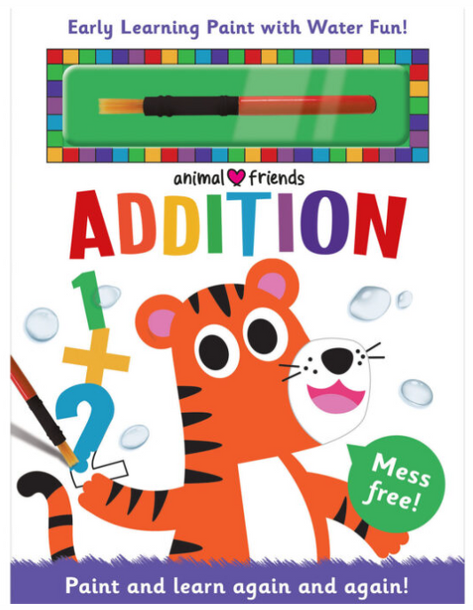 ADDITION MAGIC WATER COLORING BOOK