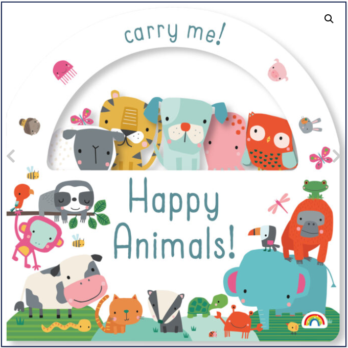 HAPPY ANIMALS - CARRY ME BOOK