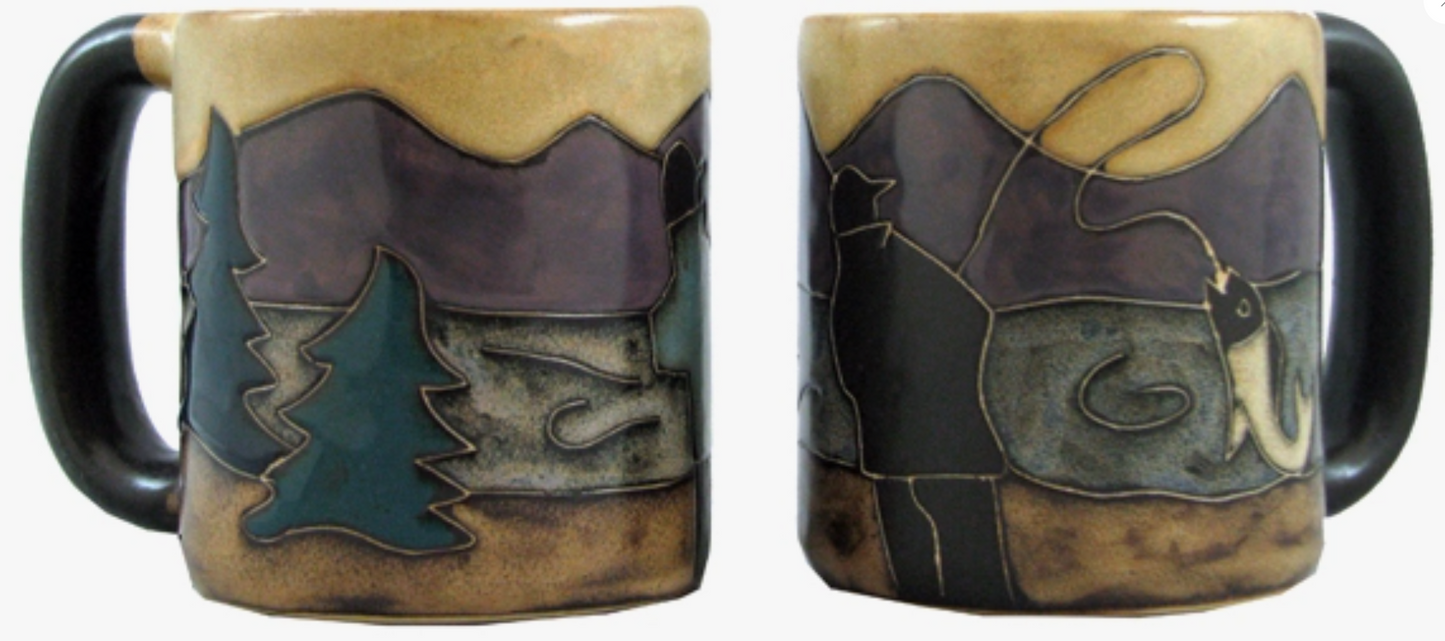 MARA STONEWARE FISHERMAN MUG