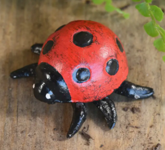 CAST IRON LADY BUG