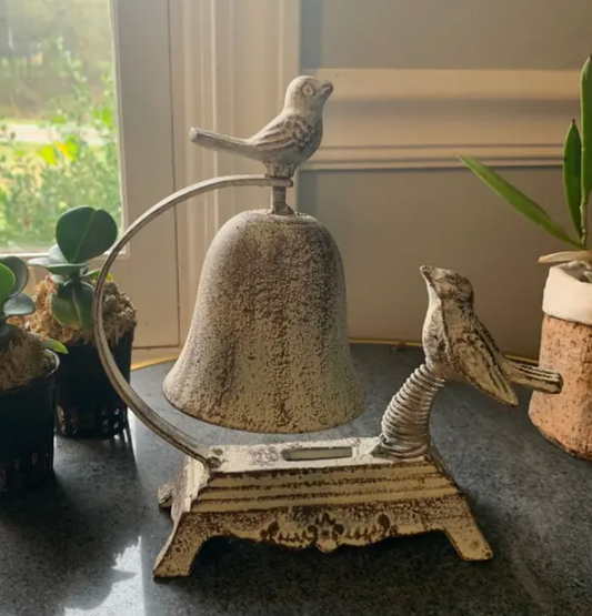 CAST IRON BIRD BELL