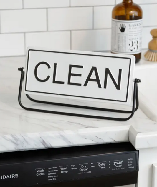 CLEAN/DIRTY FLIP SIGN