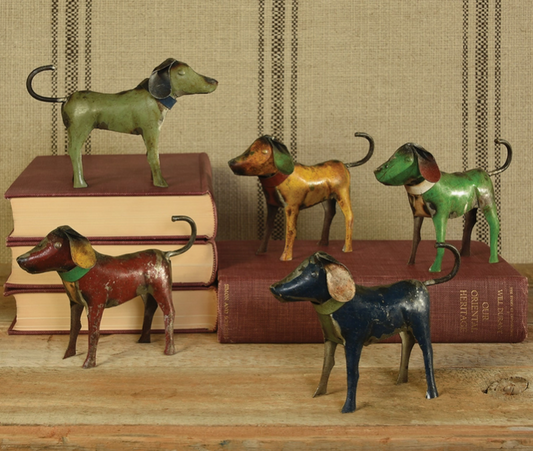 METAL DOGS - ASSORTED COLORS