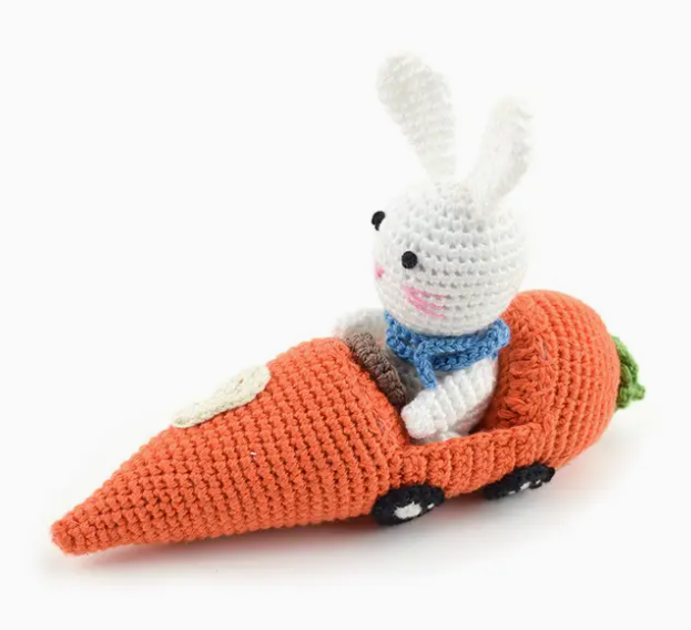 CROCHETED RACER BUNNY #9