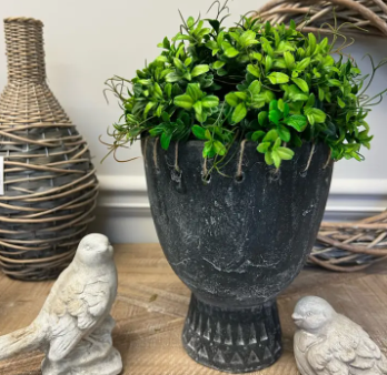 CEMENT GOBLET PLANTER