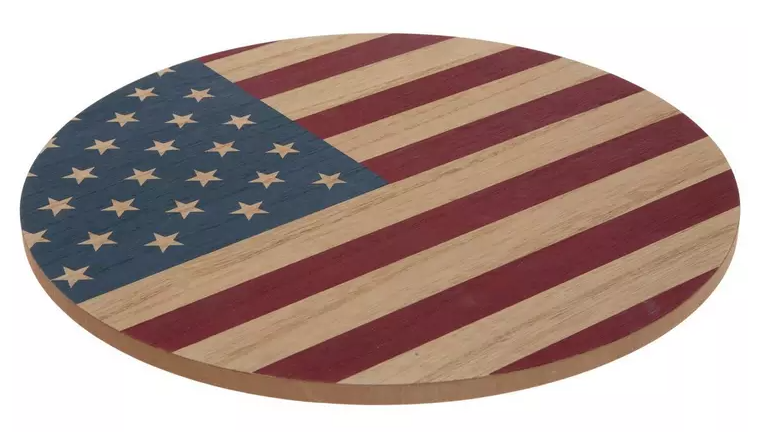 AMERICAN FLAG LAZY SUSAN