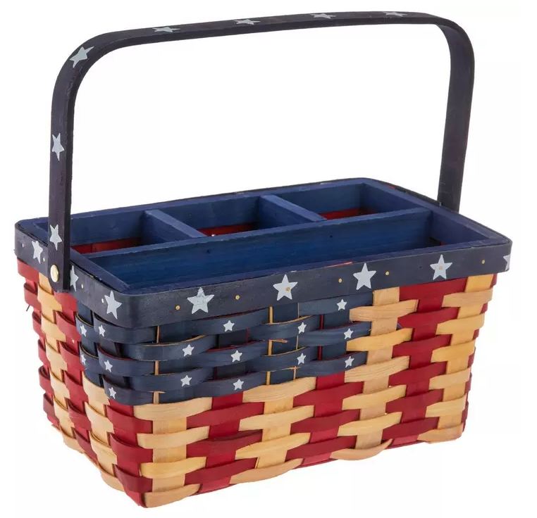 JULY 4TH UTENSIL BASKET