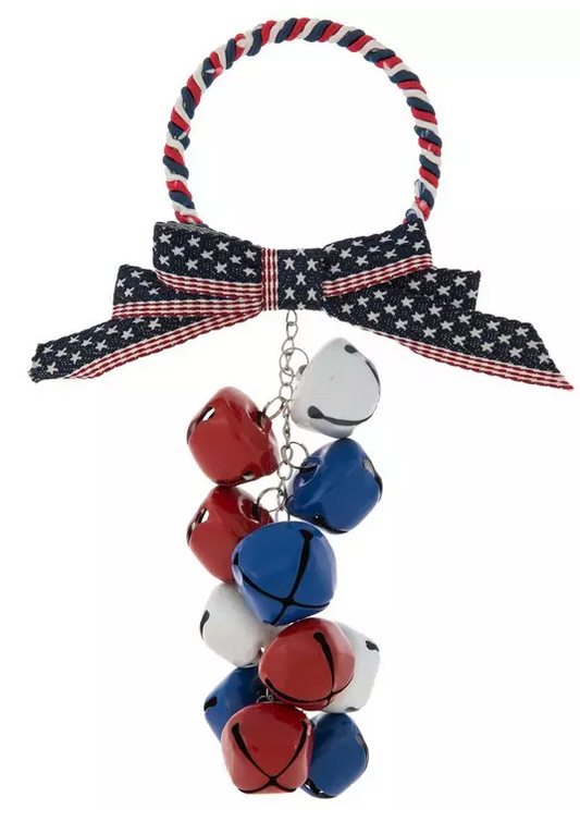 PATRIOTIC BELL DOOR HANGER