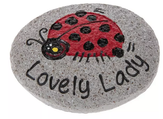 LADY BUG GARDEN STONES - ASSORTED