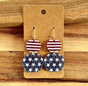 FIDDLE AND GRACE 4TH OF JULY EARRINGS