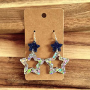 FIDDLE AND GRACE 4TH OF JULY EARRINGS