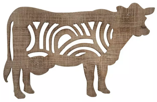 FARM ANIMAL SILHOUETTE WOOD WALL ART