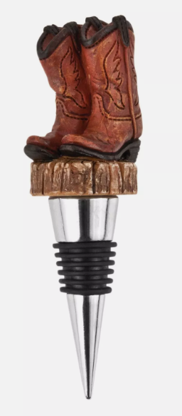 FOSTER & RYE COWBOY BOOT BOTTLE STOPPER