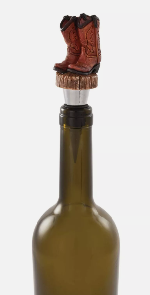 FOSTER & RYE COWBOY BOOT BOTTLE STOPPER