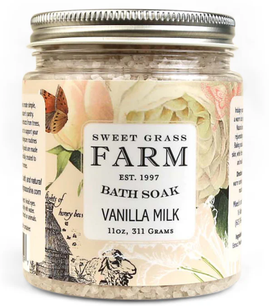 SWEET GRASS FARM BATH SOAK WITH WILDFLOWER EXTRACTS - ASSORTED