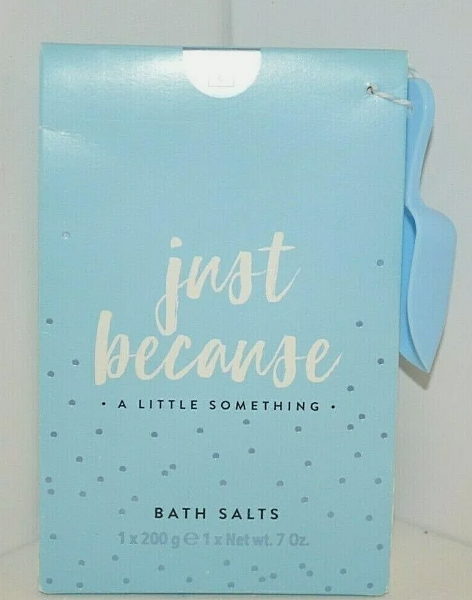 JUST BECAUSE - A LITTLE SOMETHING BATH SALTS VANILLA HAZE - 7oz.