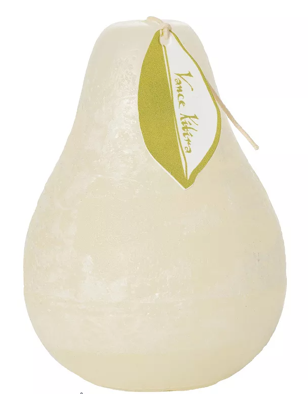 CLEAR - VANCE KITIRA TIMBER PEAR SHAPED CANDLE