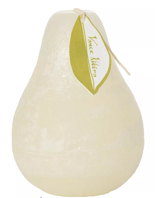 CLEAR - VANCE KITIRA TIMBER PEAR SHAPED CANDLE