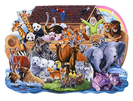 ANIMAL ESCAPE WOODEN JIGSAW PUZZLE - 685 - ASSORTED SIZES