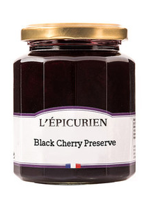 L'EPICURIEN BLACK CHERRY JAM 11.3oz - FRANCE