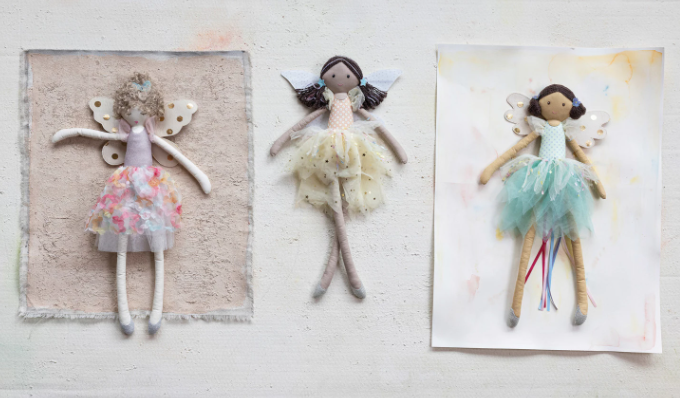 FABRIC FAIRY DOLL - 3 STYLES