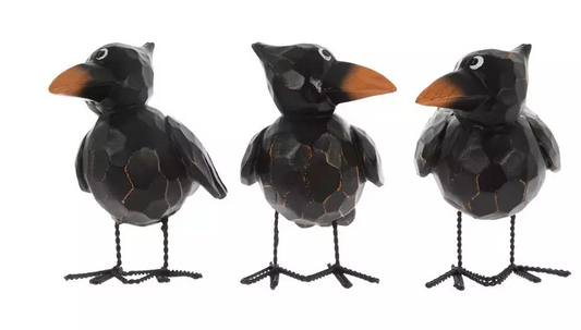 BLACK CROW FIGURINES