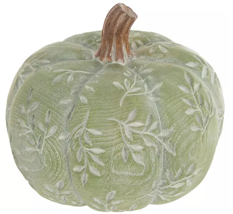 LEAF PATTERNED PUMPKIN - ASSORTED