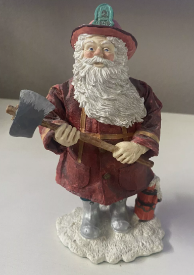 HAMILTON GIFTS VINTAGE 1991 PROFESSIONAL SANTA - "THE FIREMAN"