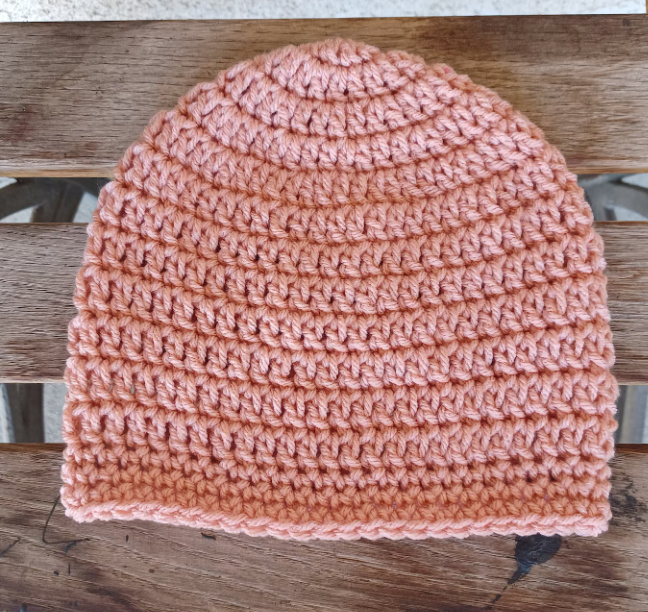 CHILDREN'S CROCHET BEANIE HAT - 6-10 YEARS OLD