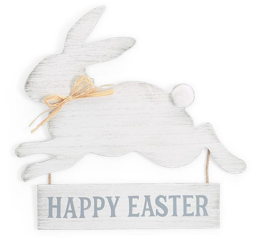 HAPPY EASTER BUNNY WALL HANGING