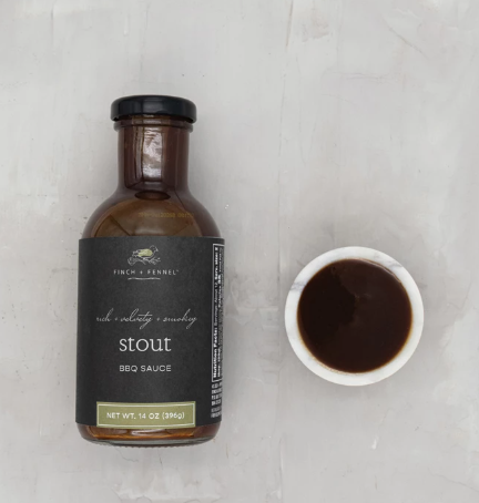 FINCH & FENNEL STOUT BBQ SAUCE - 14oz