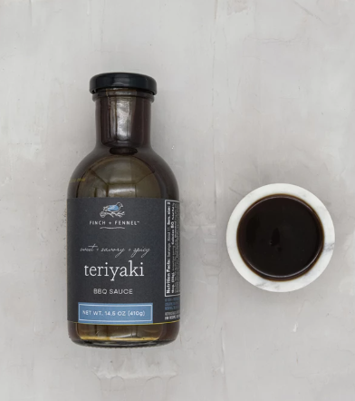 FINCH & FENNEL TERIYAKI BBQ SAUCE - 14.5oz